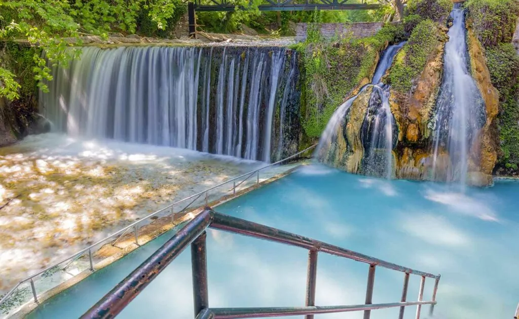 Greece Natural Thermal Spa. Baths of Pozar Almopia