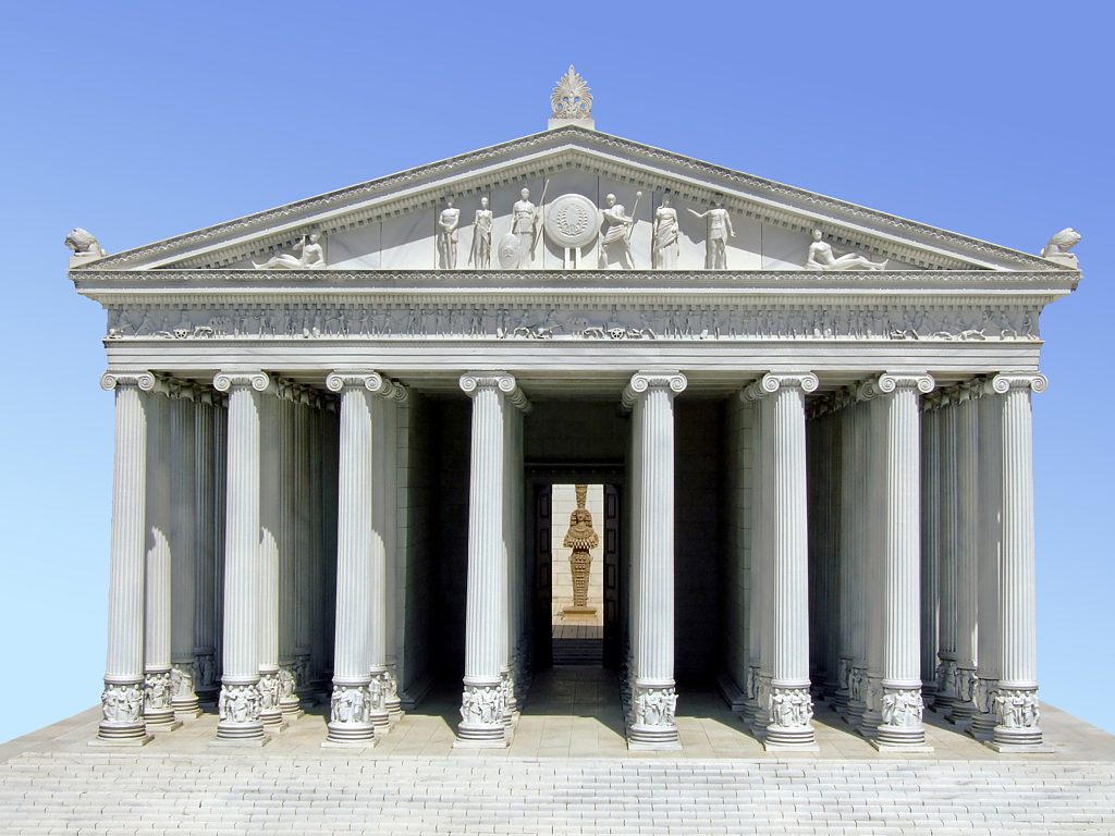 Ancient Greek Parthenon temple on the Acropolis