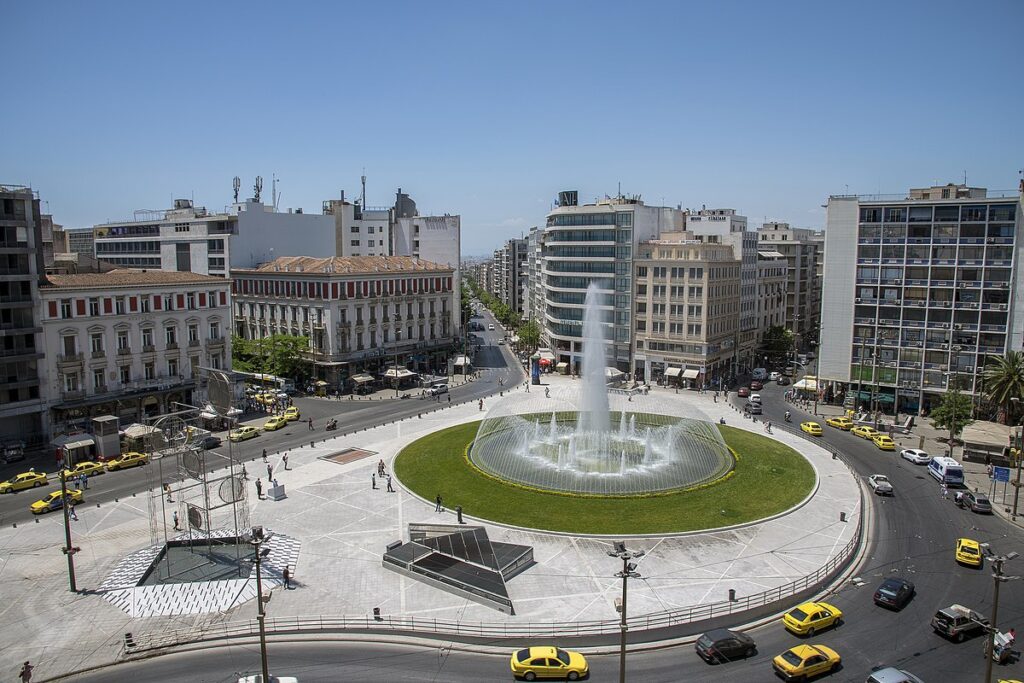 Omonia Square in Athens