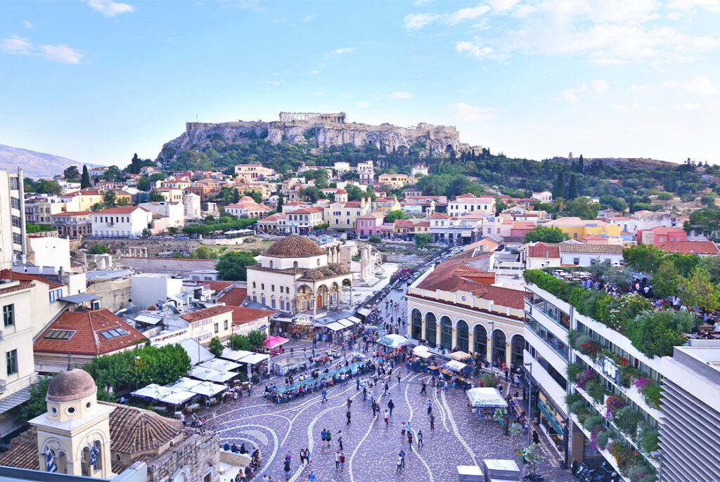 Monastiraki Square in Athens